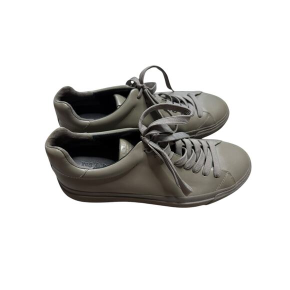 Rag & Bone Sneakers Men 44 EU 11 US RB1 Low Grey Moss Leather Casual Neutral - Picture 1 of 8